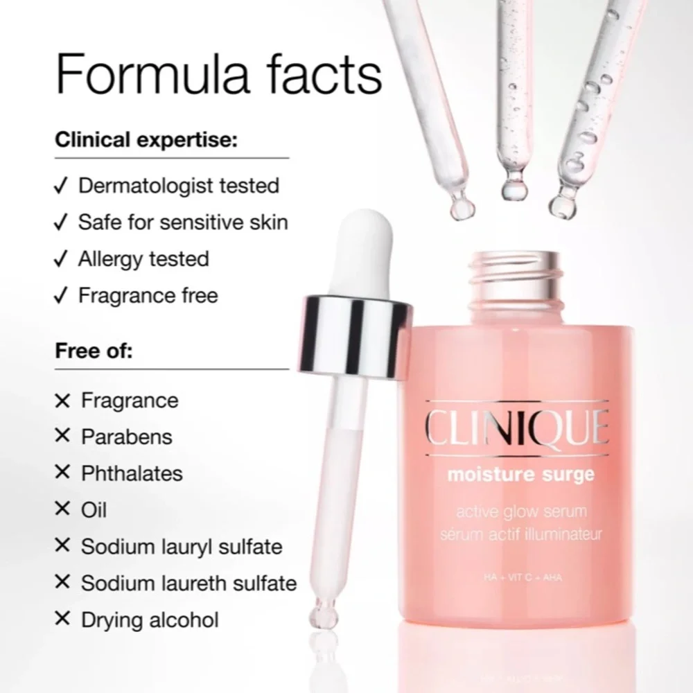 Clinique Moisture Surge Active Glow Serum with Hyaluronic Acid New